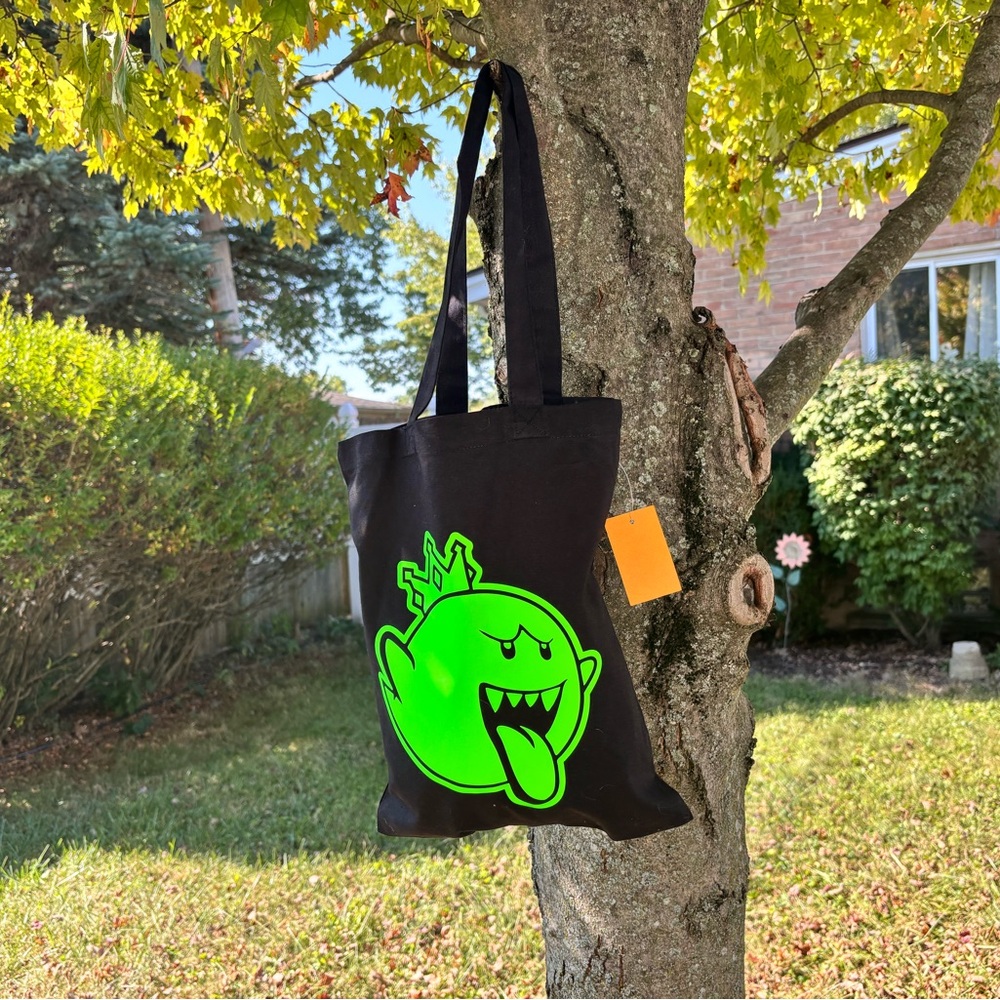 Medium size King Boo Trick or Treat Bag